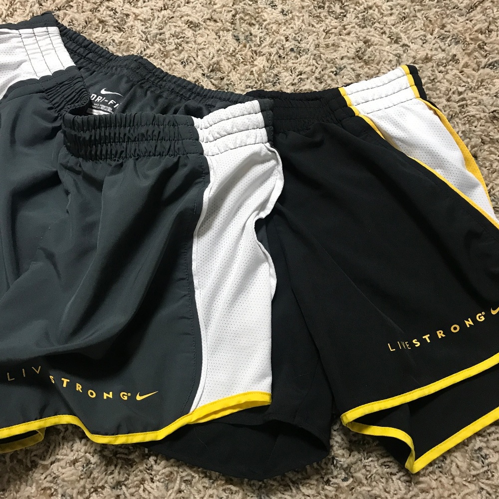 Nike Livestrong running shorts